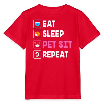 Haustier Sitter Haustiere Babysitter - Stanley/Stella Kinder T-Shirt MINI CREATOR  - Rot - Vorne - Jaiden (125cm)