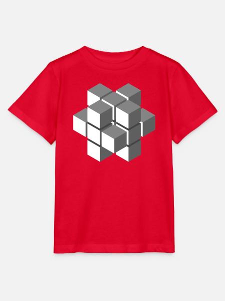Iso-Kreuz 226 - Stanley/Stella Kinder T-Shirt MINI CREATOR - Rot