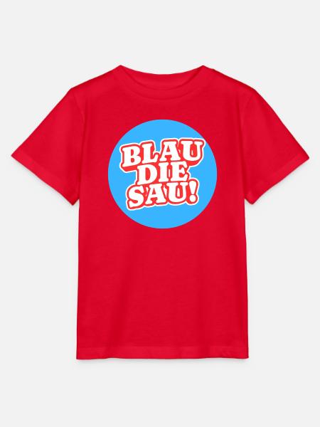 Blau Die Sau  - Stanley/Stella Kinder T-Shirt MINI CREATOR  - Rot
