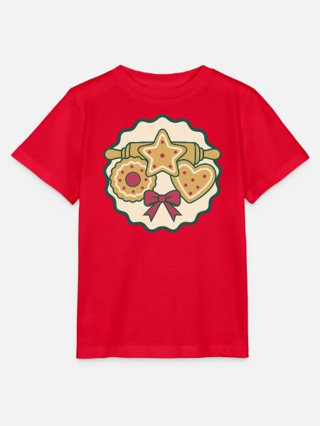 Kekszauber: Stern Herz Ring - Stanley/Stella Kinder T-Shirt MINI CREATOR - Rot