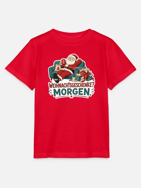 Weihnachtsgeschenke Morgen Cartoon - Stanley/Stella Kinder T-Shirt MINI CREATOR  - Rot