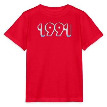 Eisblock 1991 - Stanley/Stella Kinder T-Shirt MINI CREATOR  - Rot - Vorne - Jaiden (125cm)