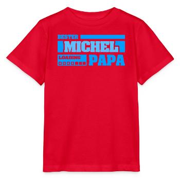 Geschenk für Michel - Stanley/Stella Kinder T-Shirt MINI CREATOR  - Rot - Vorne - Jaiden (125cm)