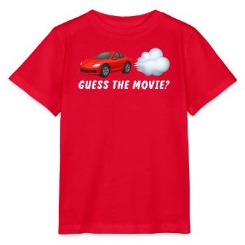 Sportwagen und Wolken Motive für Abenteuer - Stanley/Stella Kinder T-Shirt MINI CREATOR  - Rot - Vorne - Jaiden (125cm)