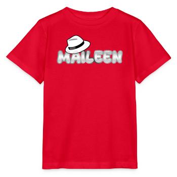 Vorname Maileen - Stanley/Stella Kinder T-Shirt MINI CREATOR  - Rot - Vorne - Jaiden (125cm)