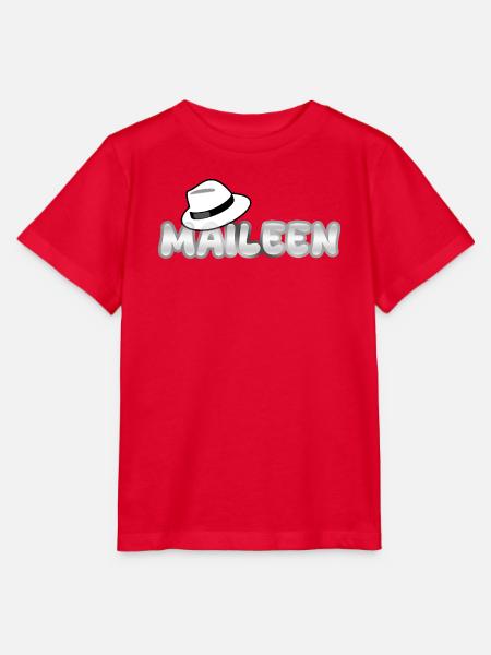 Vorname Maileen - Stanley/Stella Kinder T-Shirt MINI CREATOR - Rot
