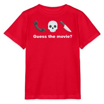 Rate mal nach dem Film Skull - Stanley/Stella Kinder T-Shirt MINI CREATOR  - Rot - Vorne - Jaiden (125cm)