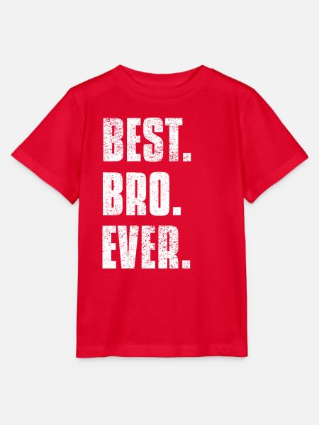 Bruder - Bester Bruder - Stanley/Stella Kinder T-Shirt MINI CREATOR  - Rot