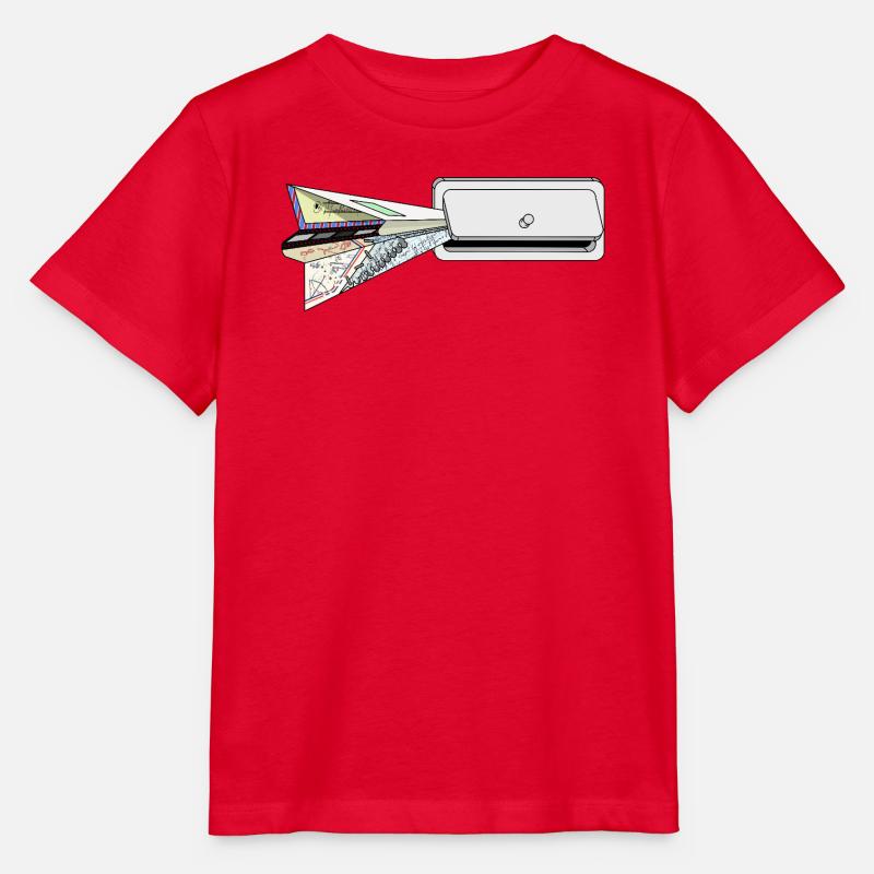 PLAN - T-shirt bio MINI CREATOR Stanley/Stella Enfant - rouge