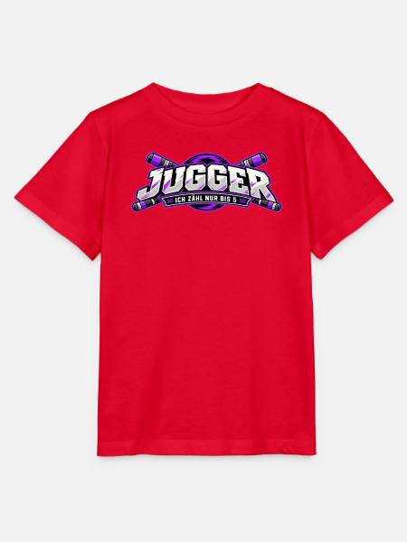 Jugger Zähle Bis 5 - Stanley/Stella Kinder T-Shirt MINI CREATOR - Rot