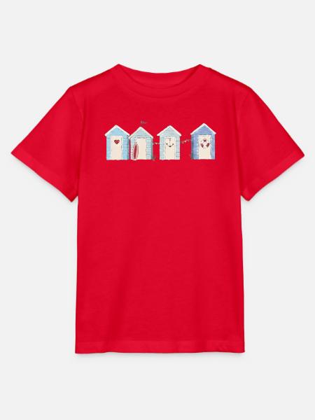 A day at the sea - Stanley/Stella MINI CREATOR Kids’ T-Shirt - red