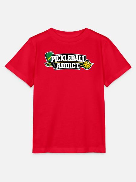 Pickleball Addict Logo - Stanley/Stella Kinder T-Shirt MINI CREATOR - Rot