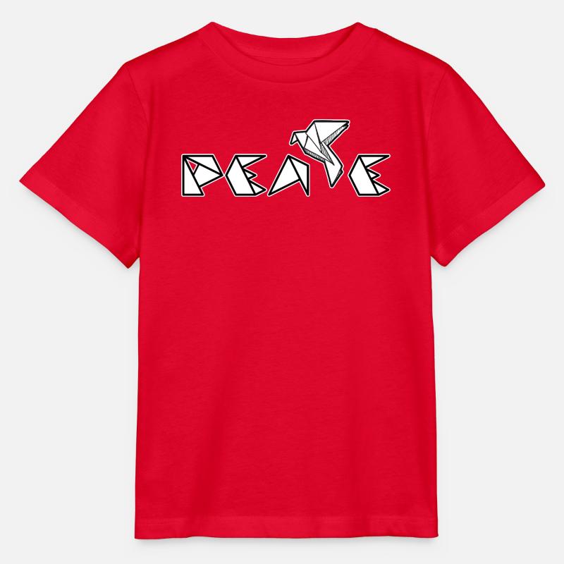 peace - Stanley/Stella Kinder T-Shirt MINI CREATOR  - Rot