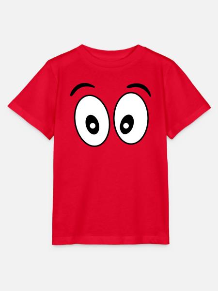 Augen - Stanley/Stella Kinder T-Shirt MINI CREATOR - Rot