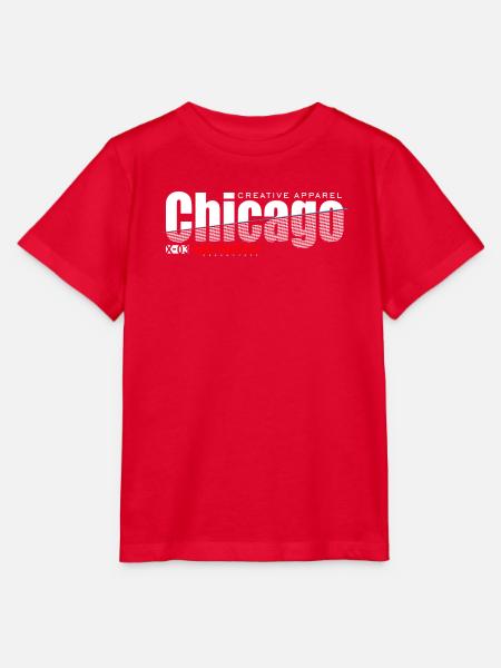 Dynamisches Sportdesign mit moderner Schärfe - Stanley/Stella Kinder T-Shirt MINI CREATOR - Rot