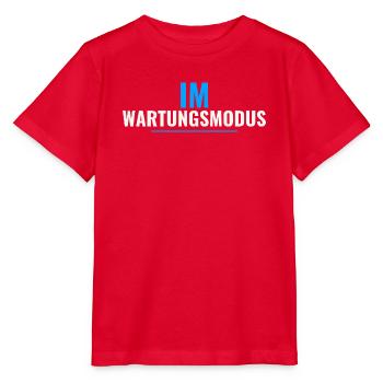 Im Wartungsmodus – Shirt für IT‑Administratoren - Stanley/Stella Kinder T-Shirt MINI CREATOR  - Rot - Vorne - Jaiden (125cm)