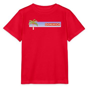 Dominica als Sonne - Stanley/Stella Kinder T-Shirt MINI CREATOR  - Rot - Vorne - Jaiden (125cm)