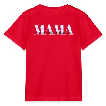 MAMA Design Karomuster - Stanley/Stella Kinder T-Shirt MINI CREATOR  - Rot - Vorne - Jaiden (125cm)