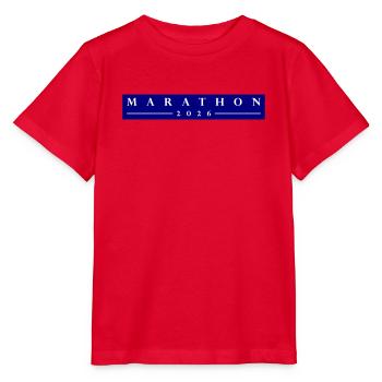 Marathon 2026 - Stanley/Stella Kinder T-Shirt MINI CREATOR  - Rot - Vorne - Jaiden (125cm)