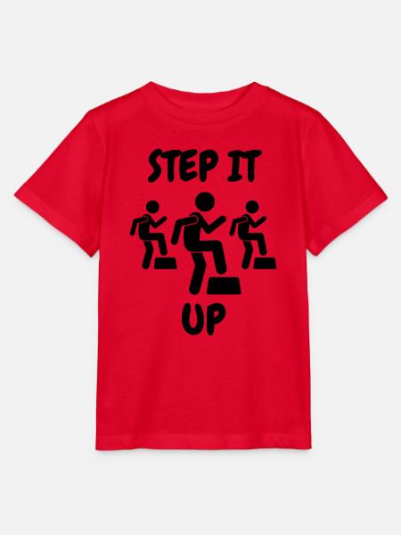 Aerobics Aerobic Sport Fitness Geschenk Frauen - Stanley/Stella Kinder T-Shirt MINI CREATOR - Rot