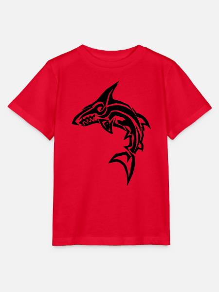 Tribal Hai - Stanley/Stella Kinder T-Shirt MINI CREATOR - Rot
