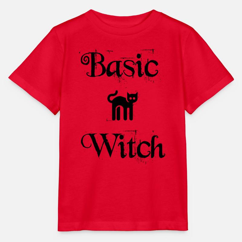 Basic Witch - Stanley/Stella MINI CREATOR Kids’ T-Shirt - red