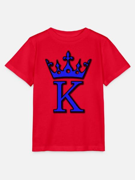 Poker King /König - Stanley/Stella Kinder T-Shirt MINI CREATOR - Rot