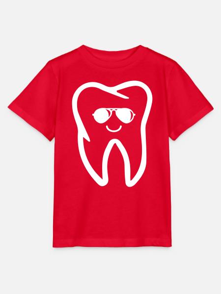 Zahn Sonnenbrille - Stanley/Stella Kinder T-Shirt MINI CREATOR  - Rot