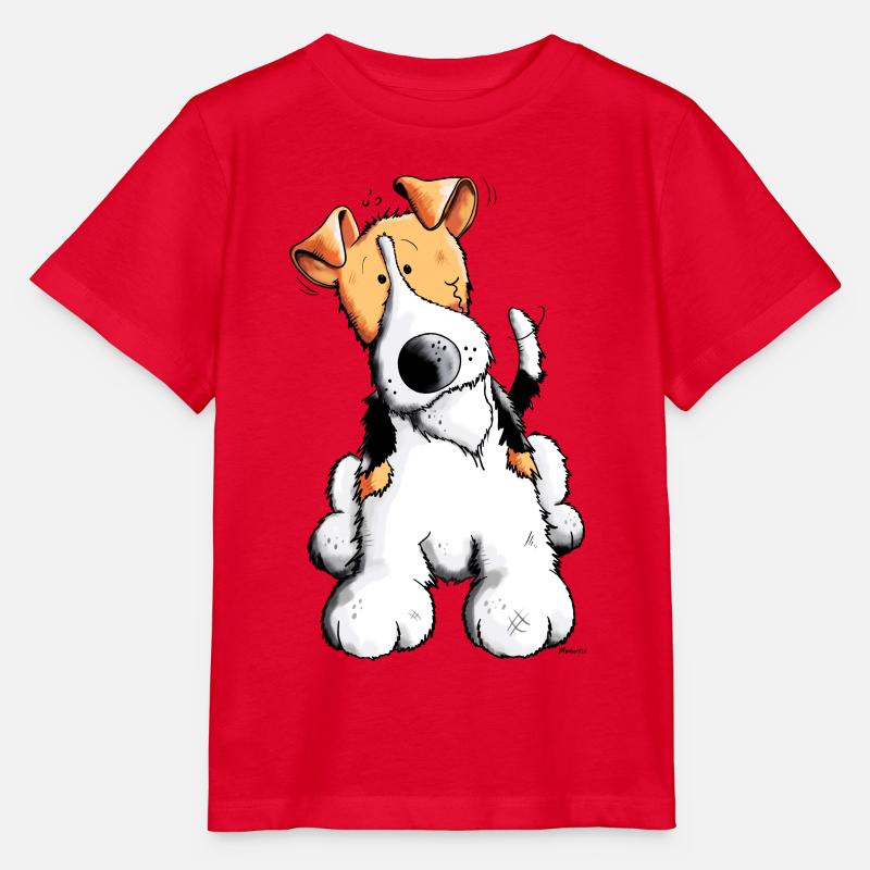Foxy der Foxterrier - Stanley/Stella Kinder T-Shirt MINI CREATOR  - Rot