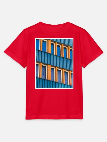 BLAU / ORANGE. - Stanley/Stella Kinder T-Shirt MINI CREATOR - Rot
