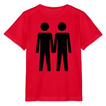 Two Guys - Stanley/Stella MINI CREATOR Kids’ T-Shirt - red - Front - Jaiden (125cm)