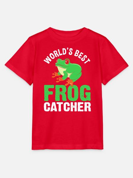 Laubfrosch Frosch - Stanley/Stella Kinder T-Shirt MINI CREATOR  - Rot