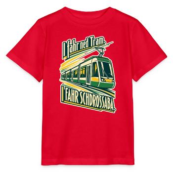 I fahr Schdrossaba - Stanley/Stella Kinder T-Shirt MINI CREATOR  - Rot - Vorne - Jaiden (125cm)
