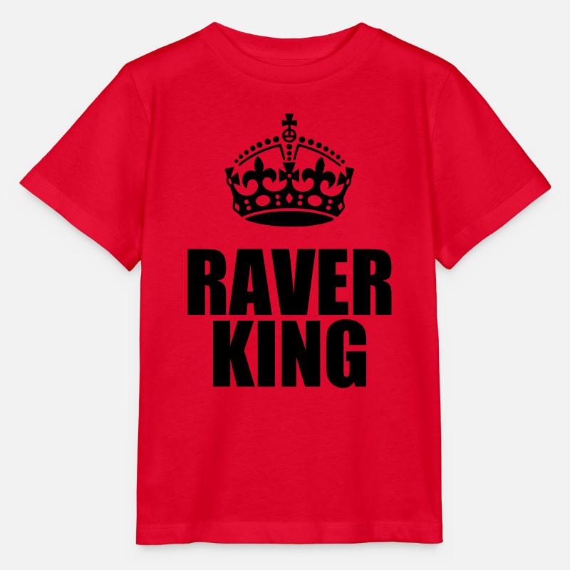 Raver King - Stanley/Stella Kinder T-Shirt MINI CREATOR  - Rot