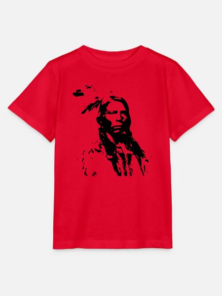 Indianer - Stanley/Stella Kinder T-Shirt MINI CREATOR - Rot