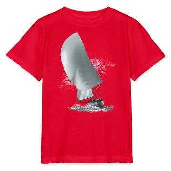 Sailboat - Stanley/Stella MINI CREATOR Kids’ T-Shirt - red - Front - Jaiden (125cm)