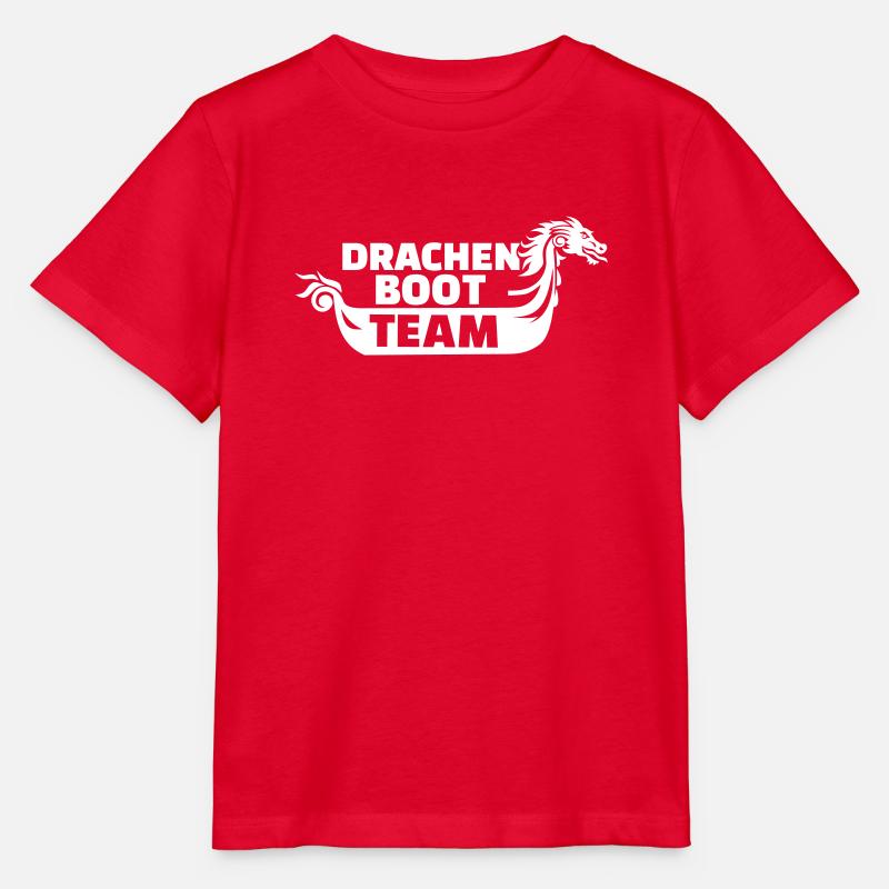 Drachenboot - Stanley/Stella Kinder T-Shirt MINI CREATOR  - Rot