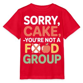 Nutrition professionnelle de l’Autorité des sciences alimentaires - T-shirt bio MINI CREATOR Stanley/Stella Enfant - rouge - Devant - Jaiden (125cm)