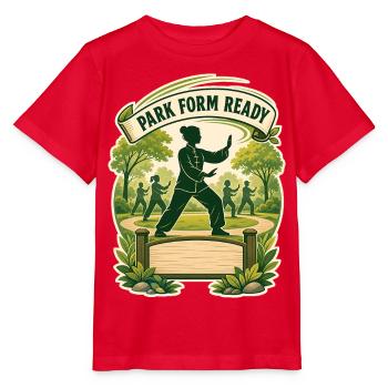 PARK FORM READY - Stanley/Stella MINI CREATOR Kids’ T-Shirt - red - Front - Jaiden (125cm)