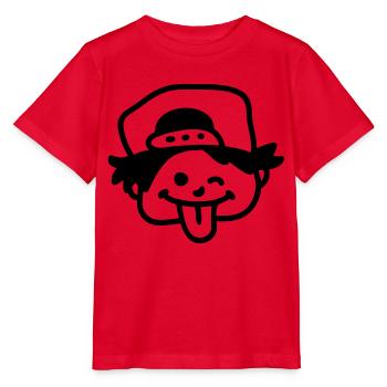 Naughty Boy - line - Stanley/Stella MINI CREATOR Kids’ T-Shirt - red - Front - Jaiden (125cm)