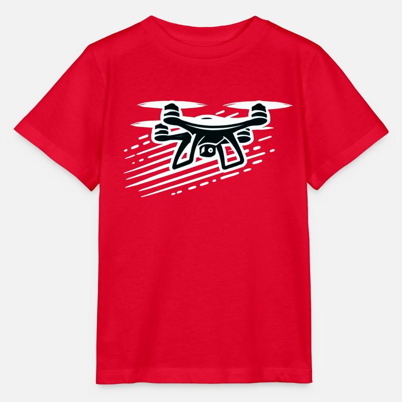 Drohne - Stanley/Stella Kinder T-Shirt MINI CREATOR  - Rot