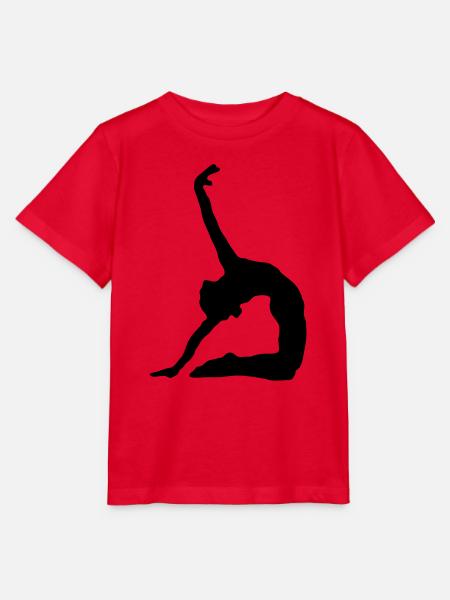 Kunstturnen Bodenturnen Turnerin - Stanley/Stella Kinder T-Shirt MINI CREATOR - Rot
