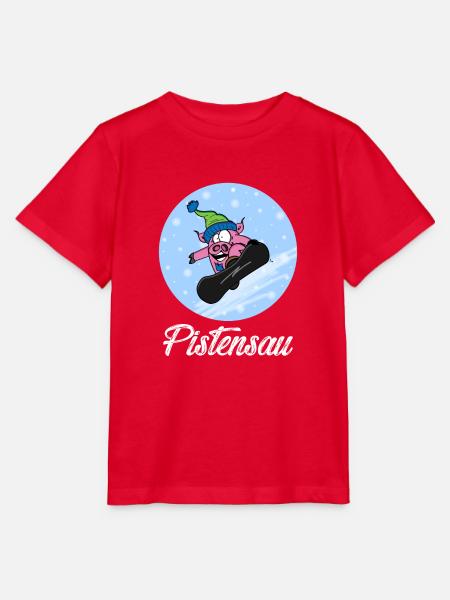 Pisten-Poops - Stanley/Stella Kinder T-Shirt MINI CREATOR - Rot