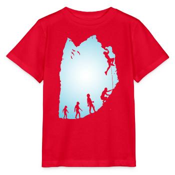 Climbing - Stanley/Stella Kinder T-Shirt MINI CREATOR  - Rot - Vorne - Jaiden (125cm)