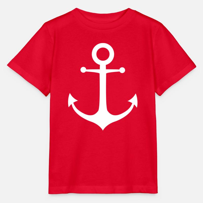 blanc ANCRE - T-shirt bio MINI CREATOR Stanley/Stella Enfant - rouge