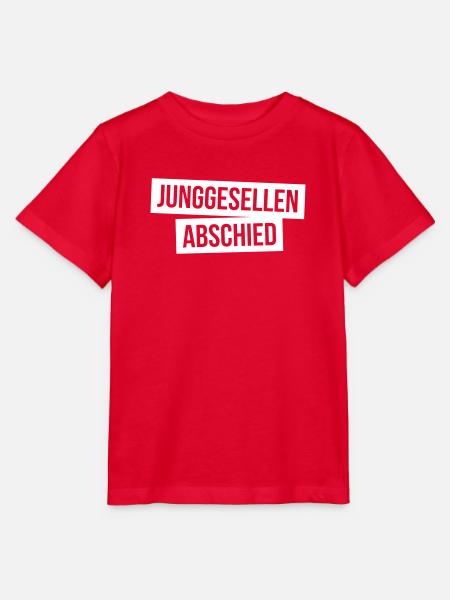 Junggesellenabschied - Stanley/Stella Kinder T-Shirt MINI CREATOR - Rot