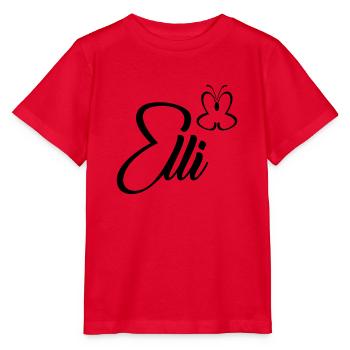 elli butterfly - Stanley/Stella MINI CREATOR Kids’ T-Shirt - red - Front - Jaiden (125cm)