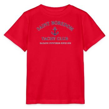 Saint Boredom Yacht Club - Stanley/Stella MINI CREATOR Kids’ T-Shirt - red - Front - Jaiden (125cm)