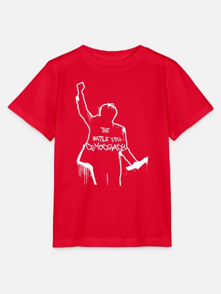 bernie the battle for democracy - Stanley/Stella Kinder T-Shirt MINI CREATOR - Rot