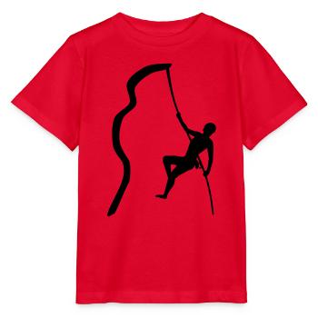 Klettern, kletterin 2, frau - Stanley/Stella Kinder T-Shirt MINI CREATOR  - Rot - Vorne - Jaiden (125cm)